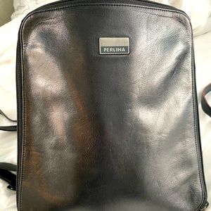 Perkins ultra soft leather backpack bag like new